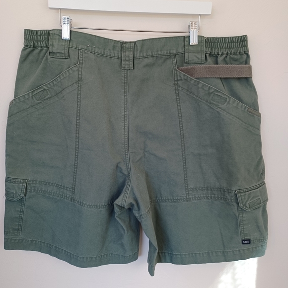 5.11 Tactical Series Shorts Green Cotton Mens‎ 44 - Picture 3 of 9